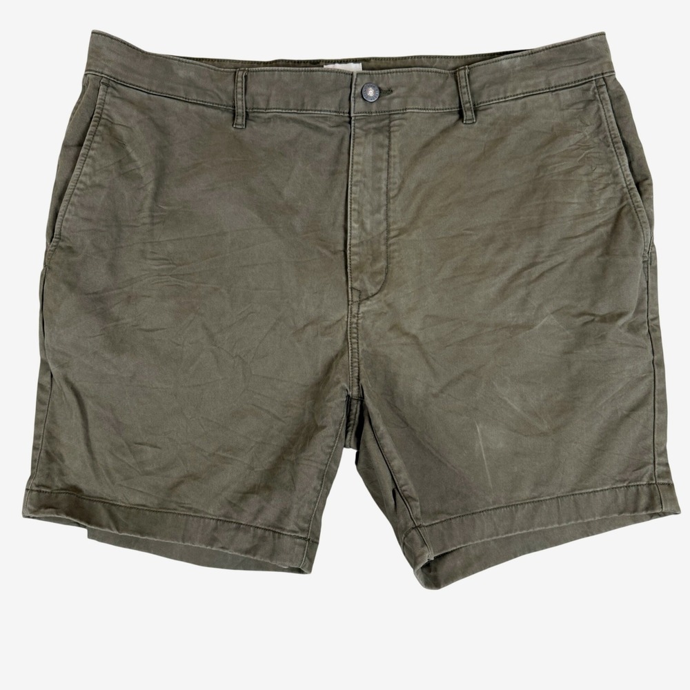 Flint and Tinder 365 Shorts 38 Casual Chino Stretch Olive Green 0312